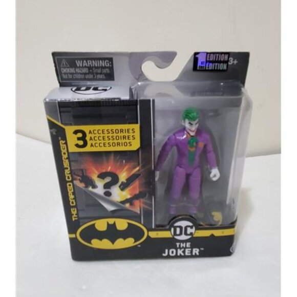 DC Batman – The Joker Action Figure – 1st Edition – Includes 3 Accessories Toy - Picture 1 of 5